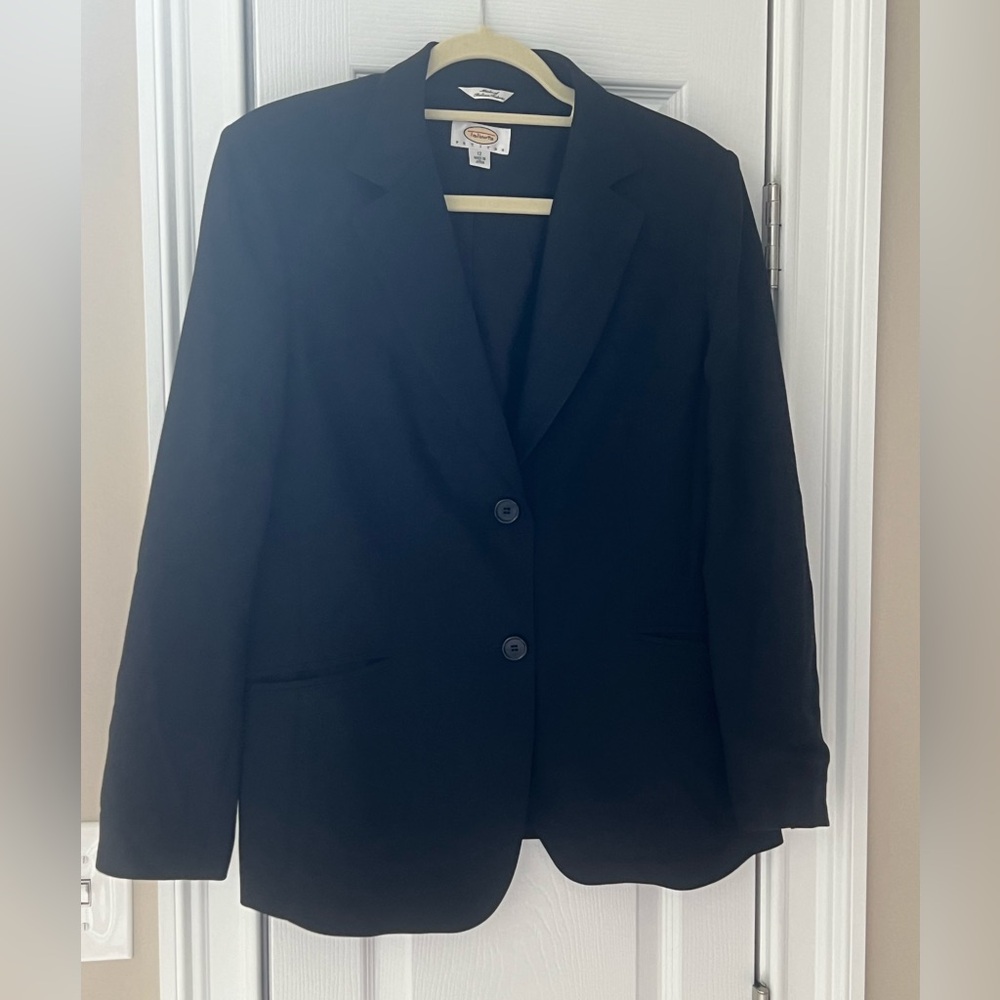 Like New Talbots Petites Black Blazer size 12P